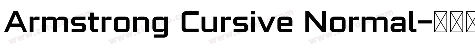 Armstrong Cursive Normal字体转换